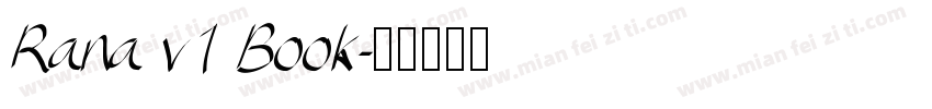Rana v1 Book字体转换